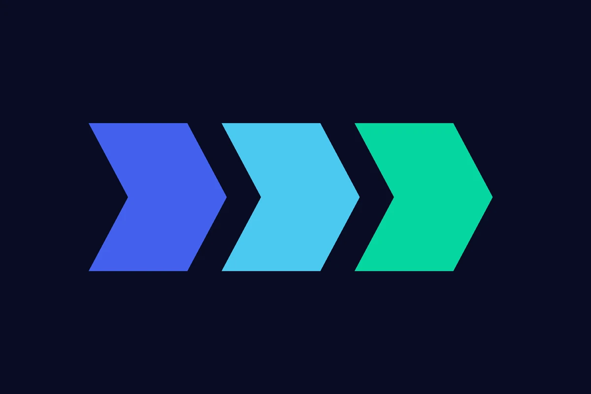 Three coloured arrows representing the three objectives of damage-control laparotomy