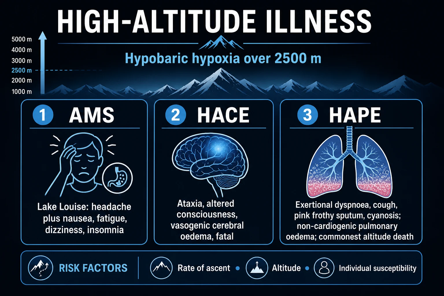 Classification of AMS HACE and HAPE