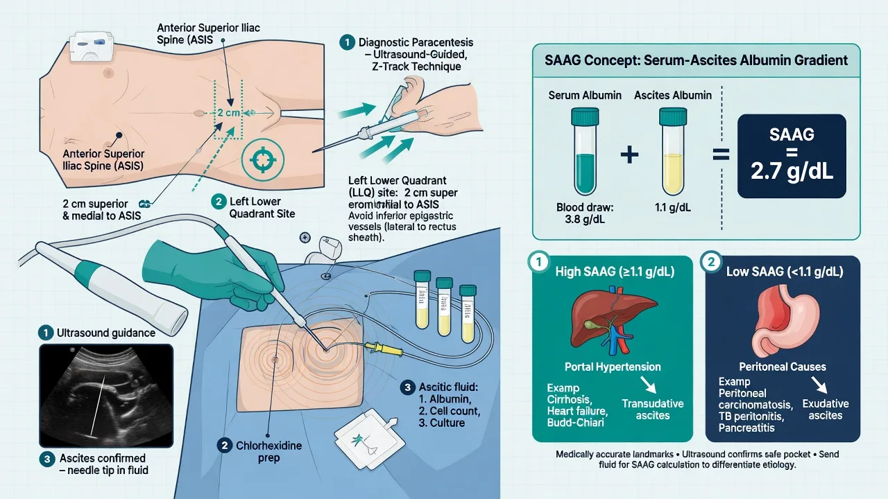 Safety board for paracentesis and thoracentesis complications including bleed, bowel puncture, pneumothorax and re-expansion oedema with 1.5 litre therapeutic limit