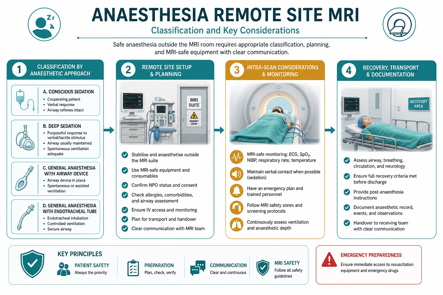 MRI safety zones and equipment labelling classification