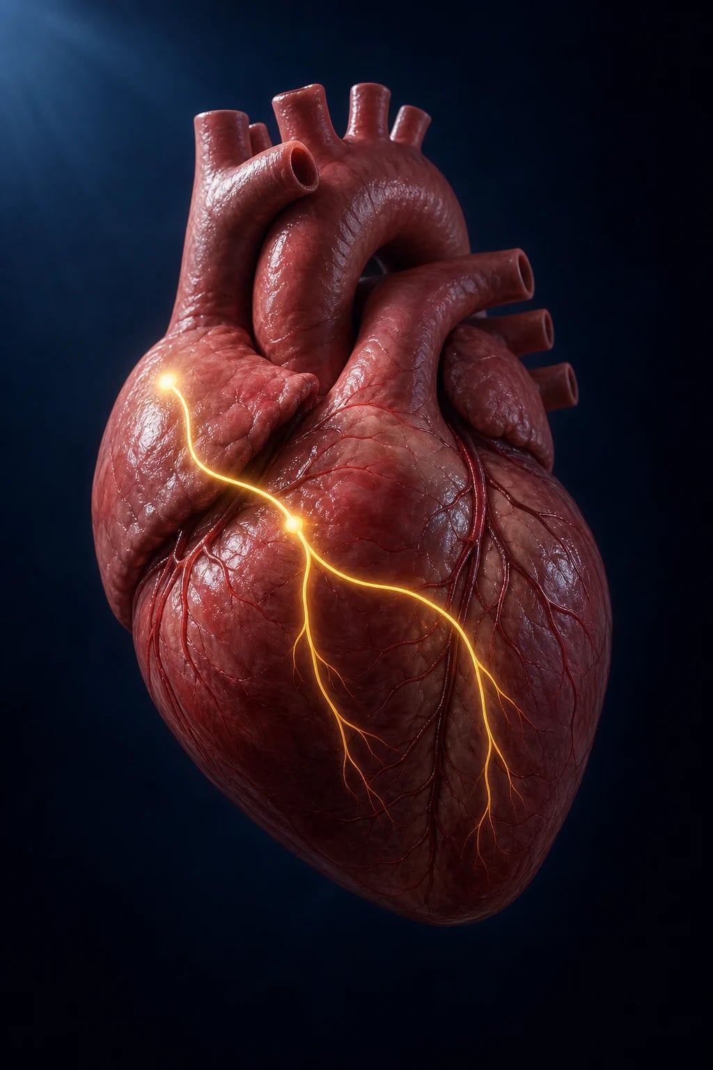Composite ECG-based illustration of sinus bradycardia, sinus pause, 2nd-degree Mobitz I and II AV block, and complete heart block