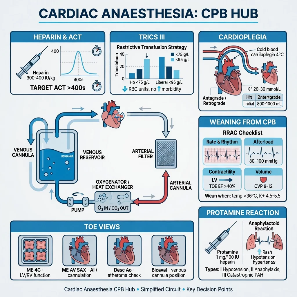 Cardiac anaesthesia and CPB hub overview