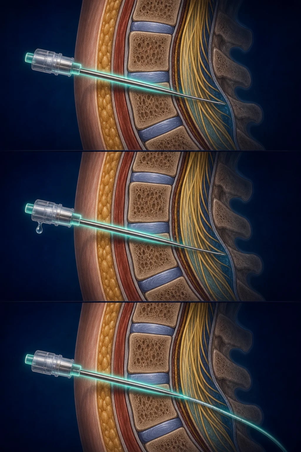 CSE needle-through-needle overview