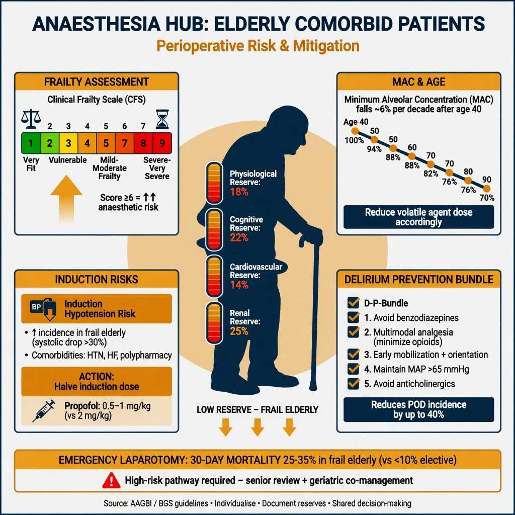 Anaesthesia for the elderly and the co-morbid patient