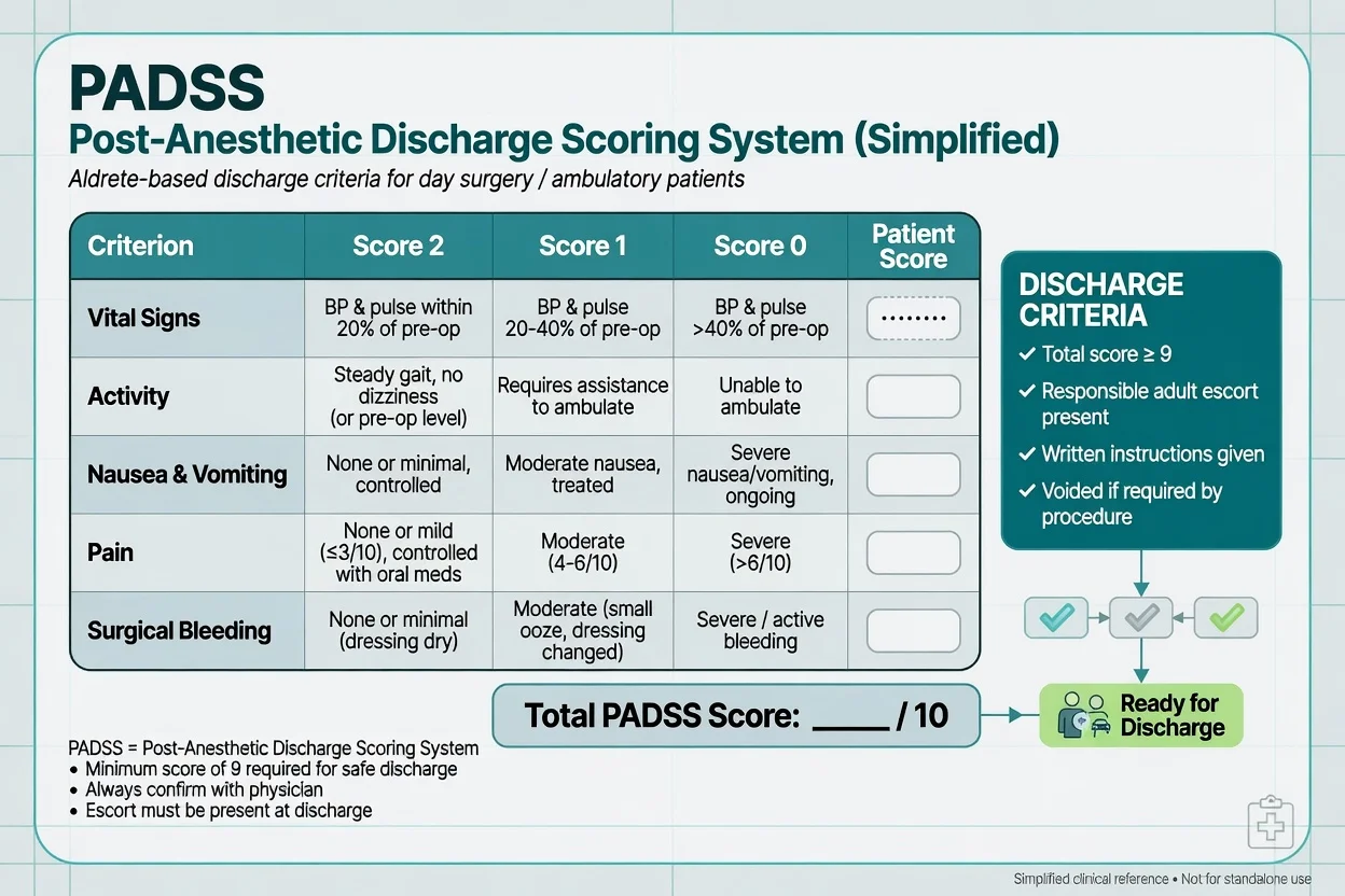 PADSS discharge framework