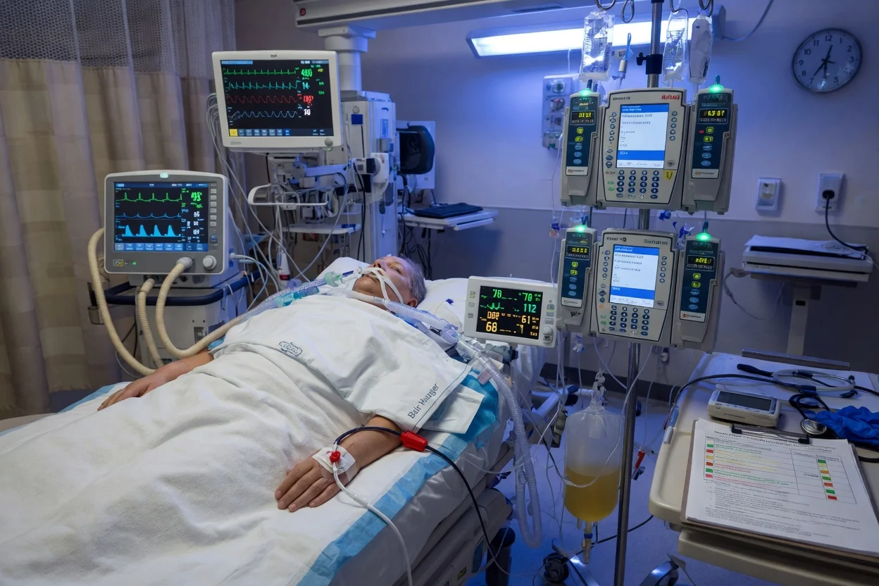 DCD process: planned WLST, observation period, declaration, organ recovery logistics