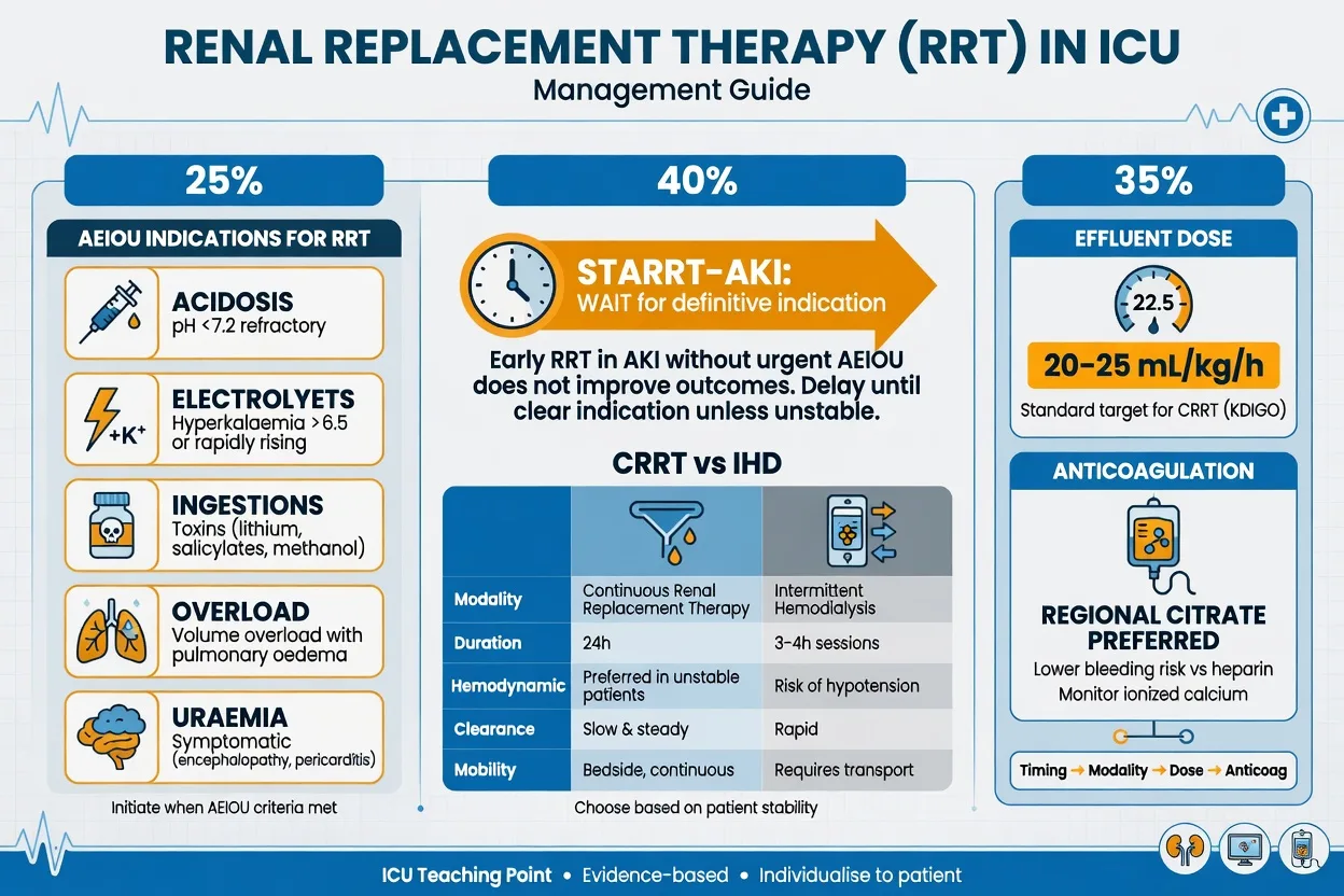 Prevention and management of drug-induced AKI: nephrotoxin timeout, saline hydration before contrast, TDM for vancomycin and aminoglycosides, stop culprit in AIN