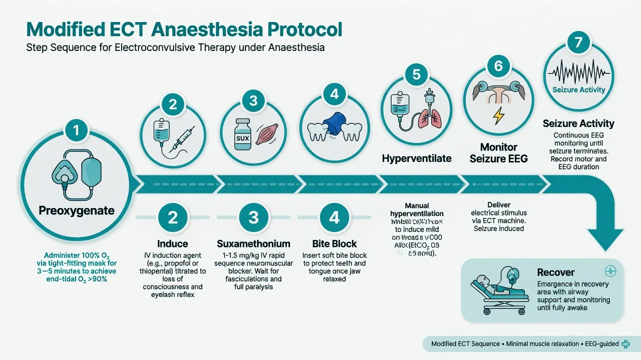 Anaesthesia for electroconvulsive therapy (ECT) management overview