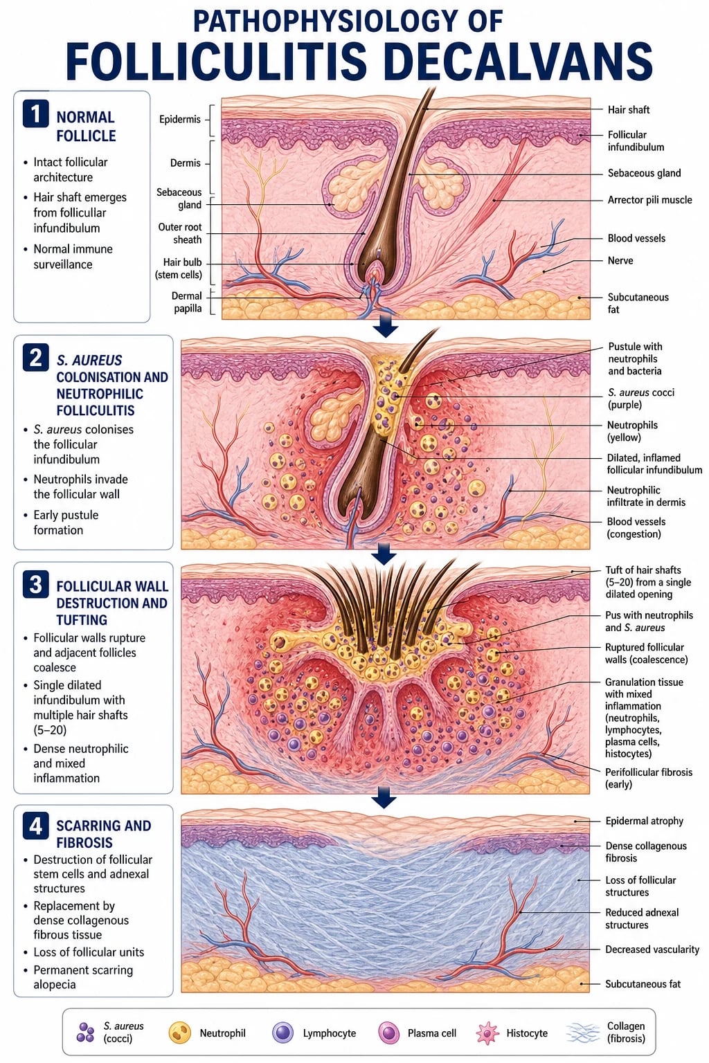 Stepwise management algorithm flowchart for erythema ab igne