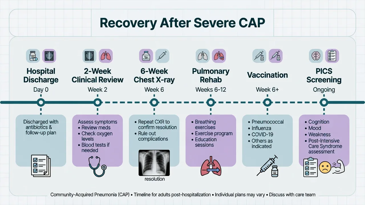 Post-ICU transition risks readmission PICS timeline