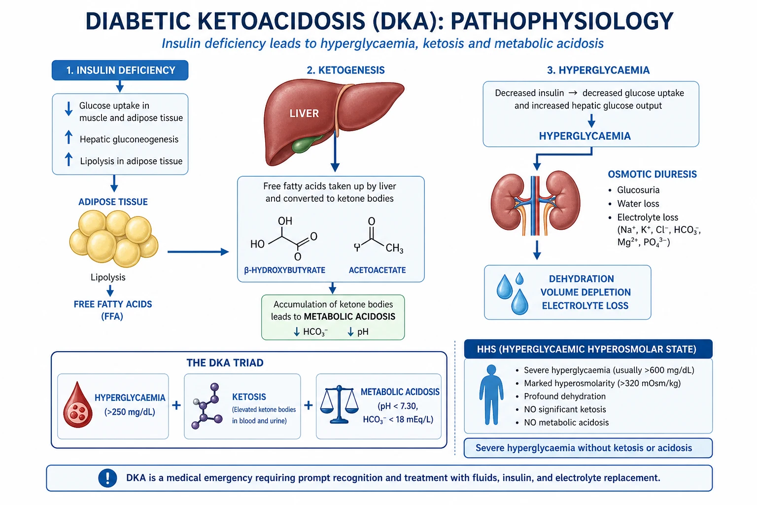 Anaerobic glycolysis, pyruvate-to-lactate, Cori cycle, and Type A tissue hypoxia cascade