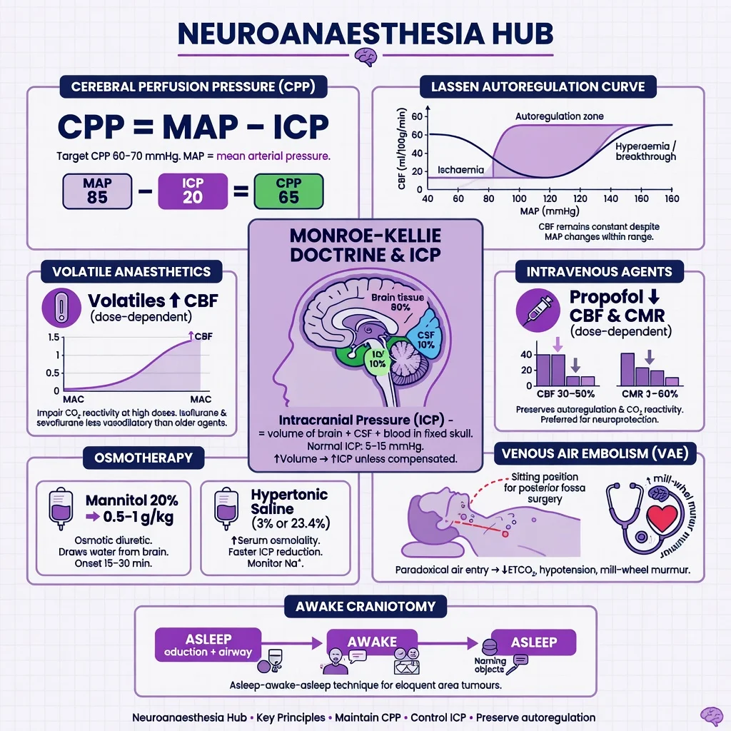 Neuroanaesthesia hub overview
