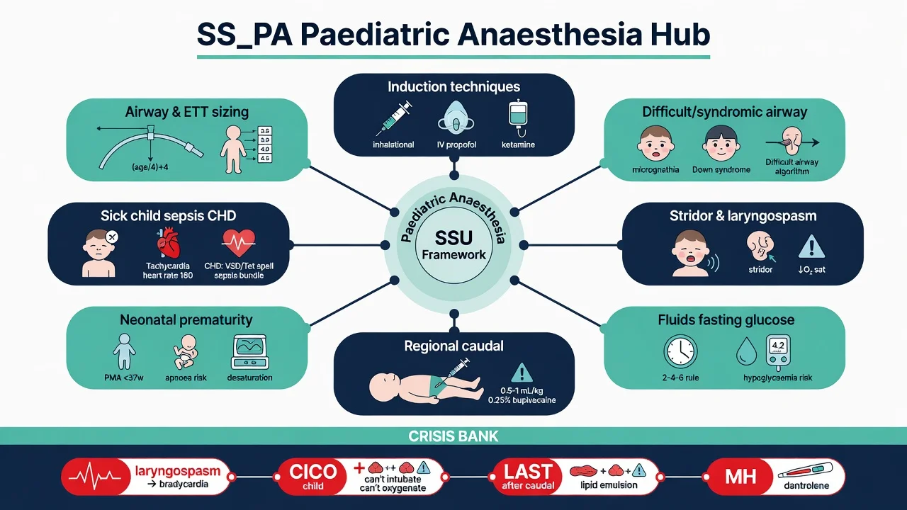 SS_PA paediatric anaesthesia hub map of leaf topics and crisis bank