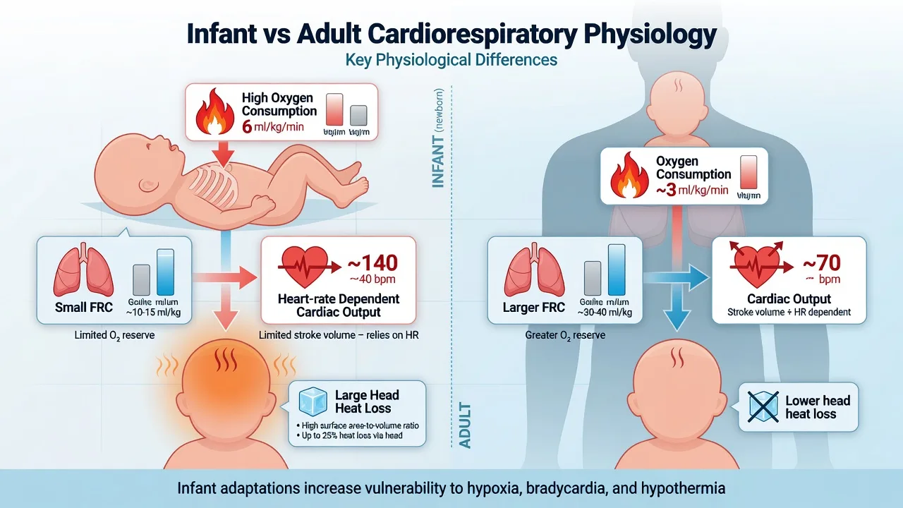 Cardiac output determinants infant