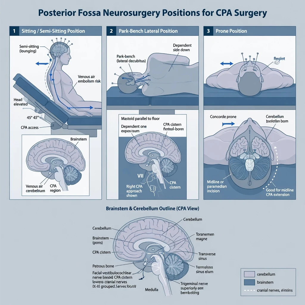 Posterior fossa positioning