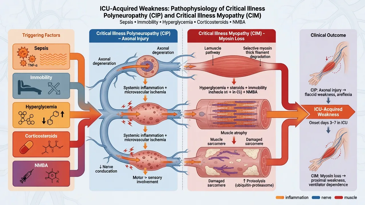 ICU-acquired weakness and diaphragmatic atrophy driving post-ICU exercise limitation