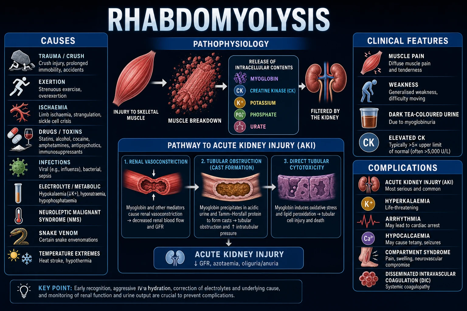 Classification of rhabdomyolysis comprehensive icu