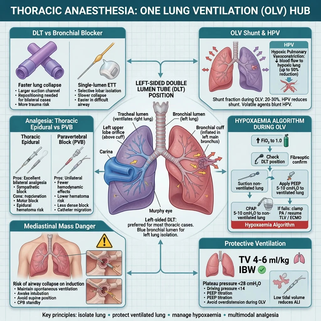 Thoracic anaesthesia and OLV hub overview