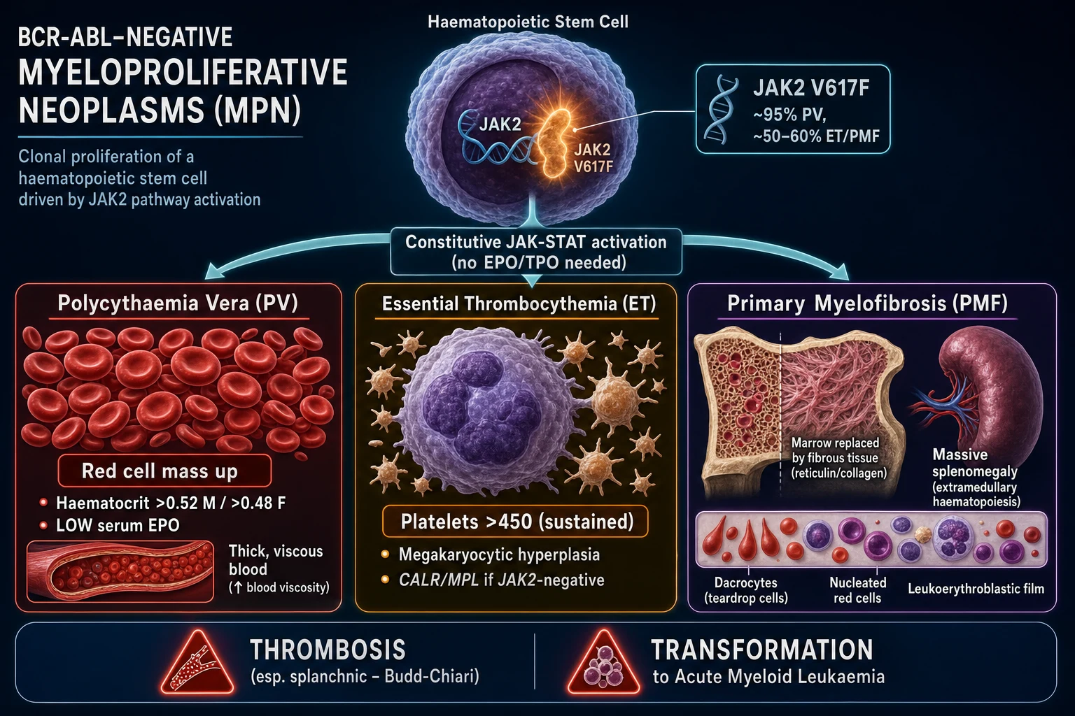 Mechanism infographic of immune thrombocytopenia: IgG antibodies coating platelets, splenic macrophage phagocytosis, mucocutaneous bleeding, and compensatory megakaryocyte production