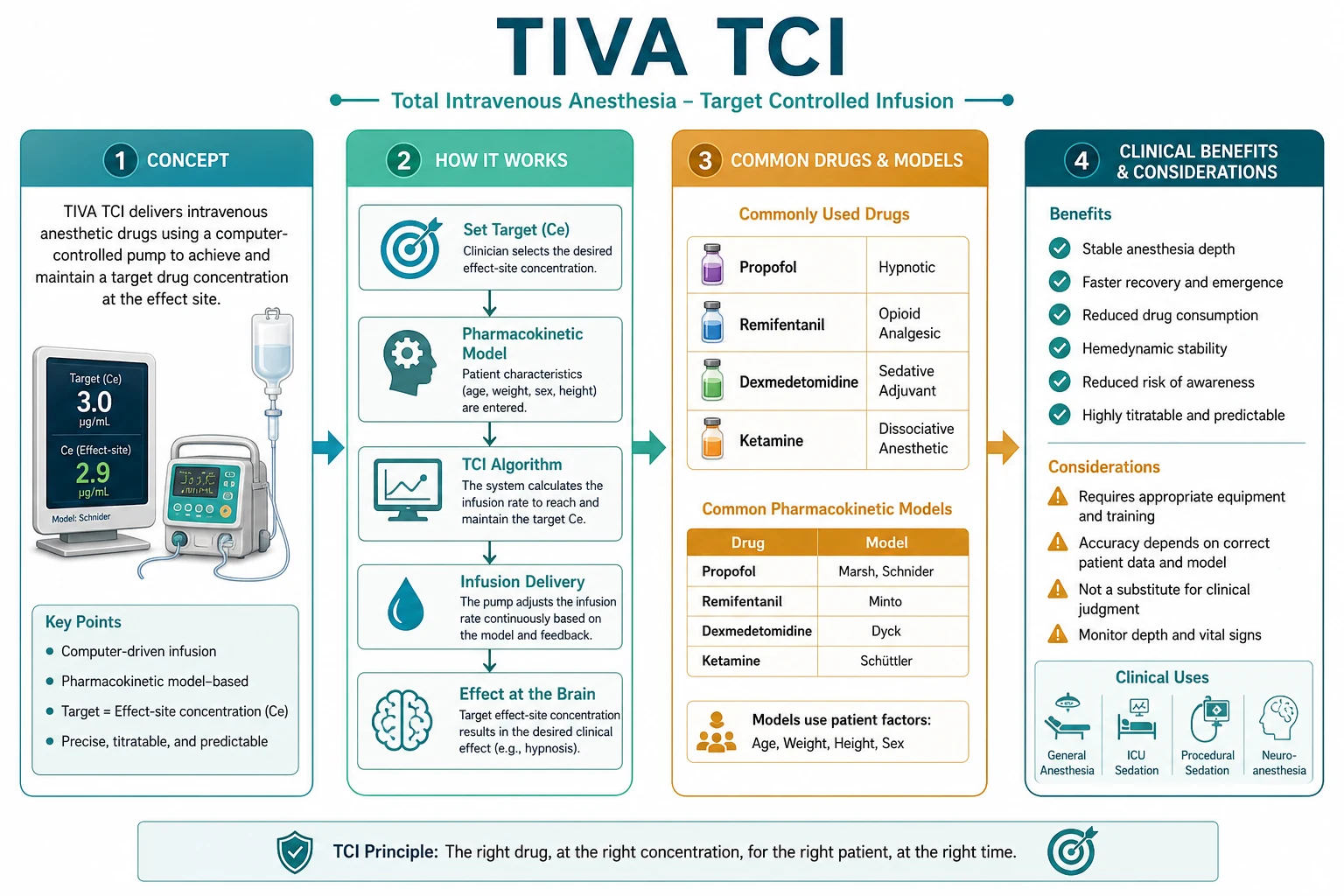 Plasma vs effect-site TCI