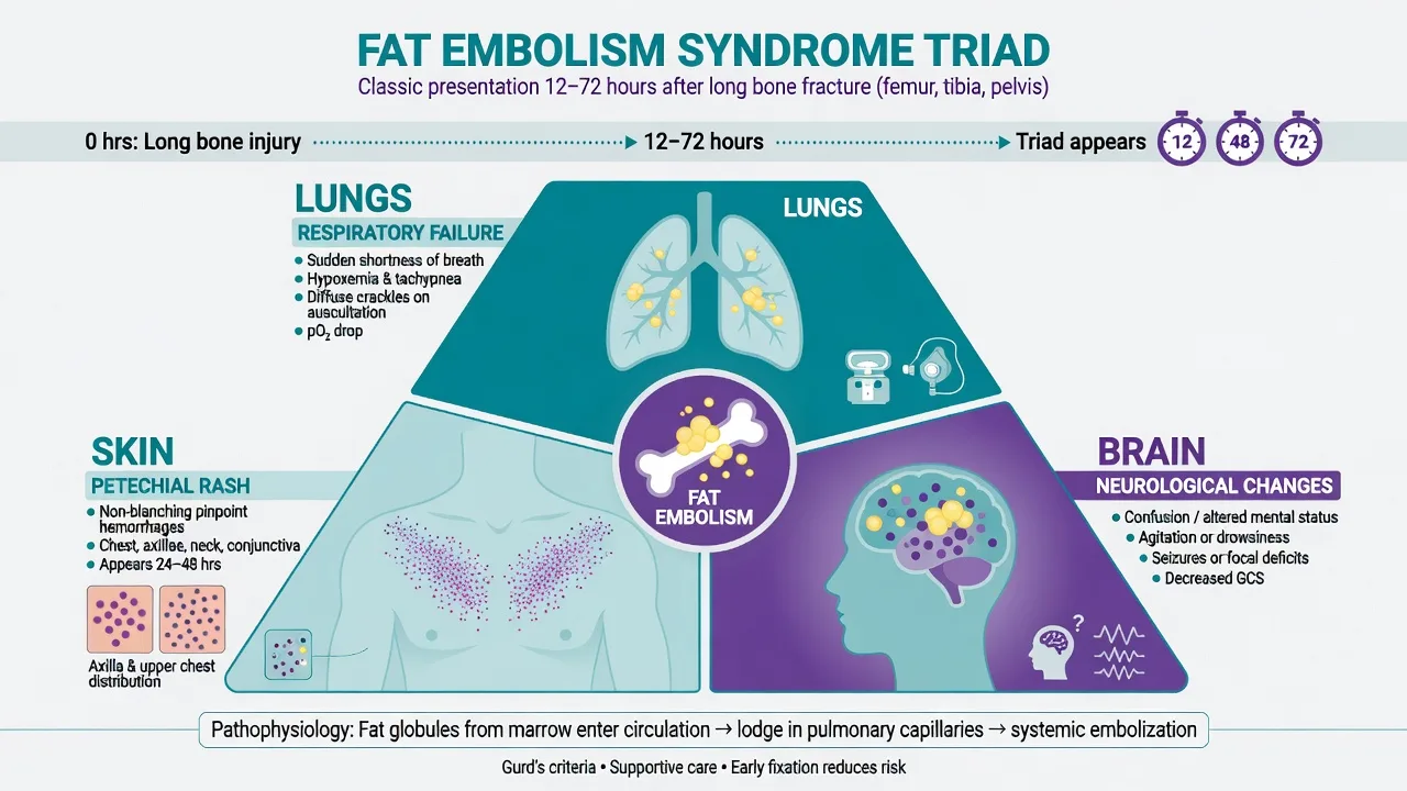 Tourniquet physiology, bone cement implantation syndrome, and fat embolism management overview