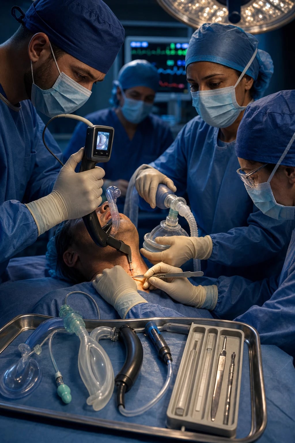 The unanticipated difficult airway: the DAS 2015 algorithm and the Vortex approach