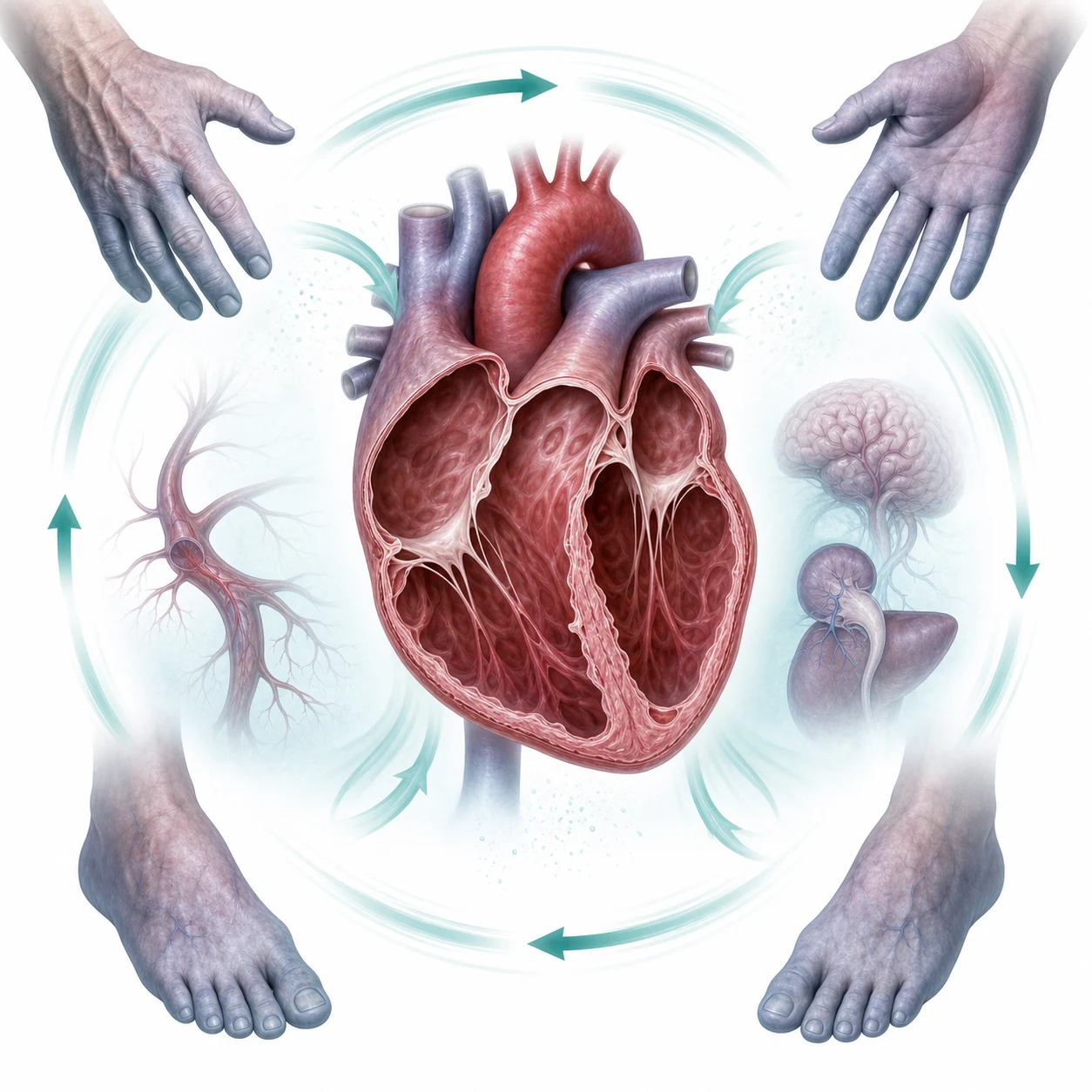 A cold, shocked patient on an inotrope infusion with an arterial line and a pulmonary-artery catheter