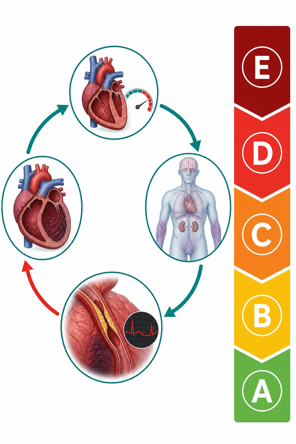 The cardiogenic shock spiral of falling cardiac output, rising afterload and deepening hypoperfusion