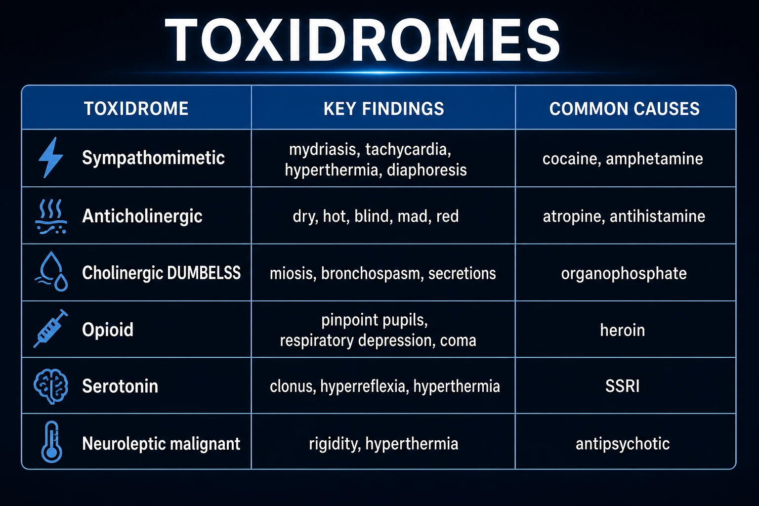 Acute severe poisonings — decontamination and antidotes classification