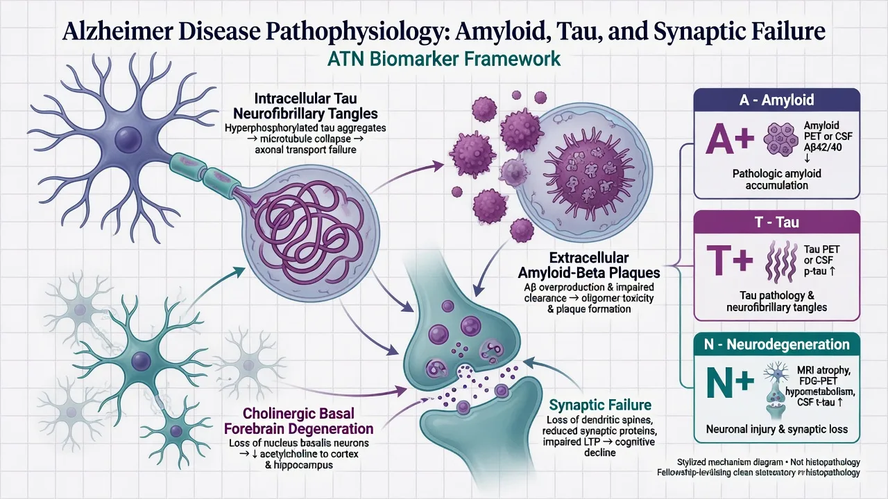 Educational continuum of Alzheimer disease from preclinical research stages through MCI to mild moderate and severe dementia with probable versus possible AD boxes