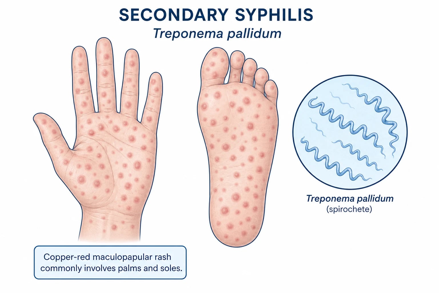 Pathophysiology of erythrasma: Corynebacterium minutissimum proliferating in the stratum corneum and producing coproporphyrin III