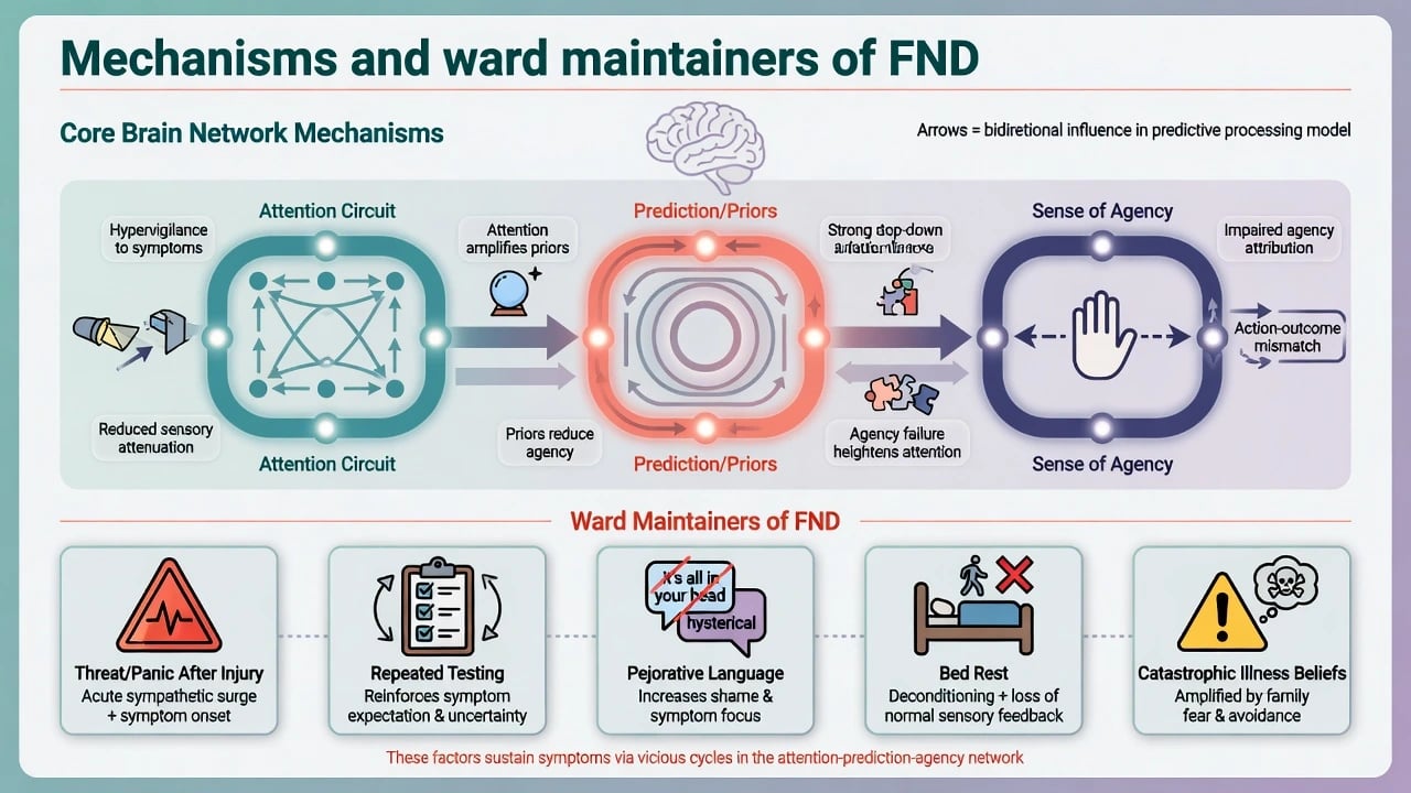 Predictive processing and ward maintaining factors in functional neurological disorder
