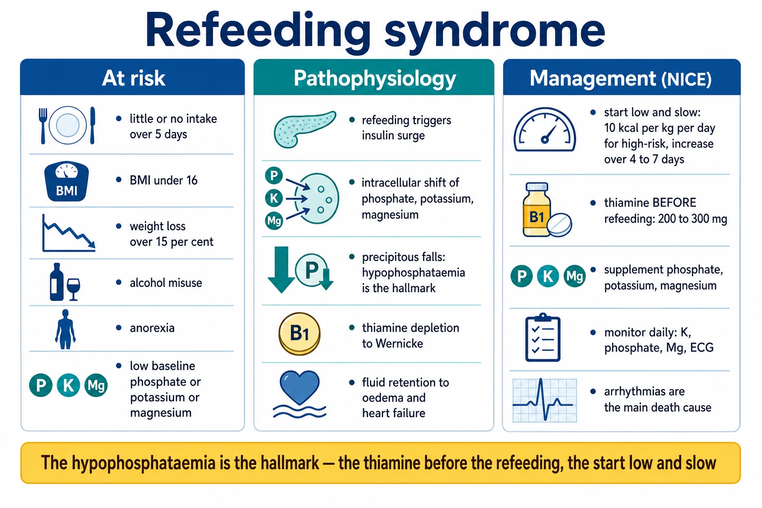 Refeeding risk stratification and EN versus PN decision framework