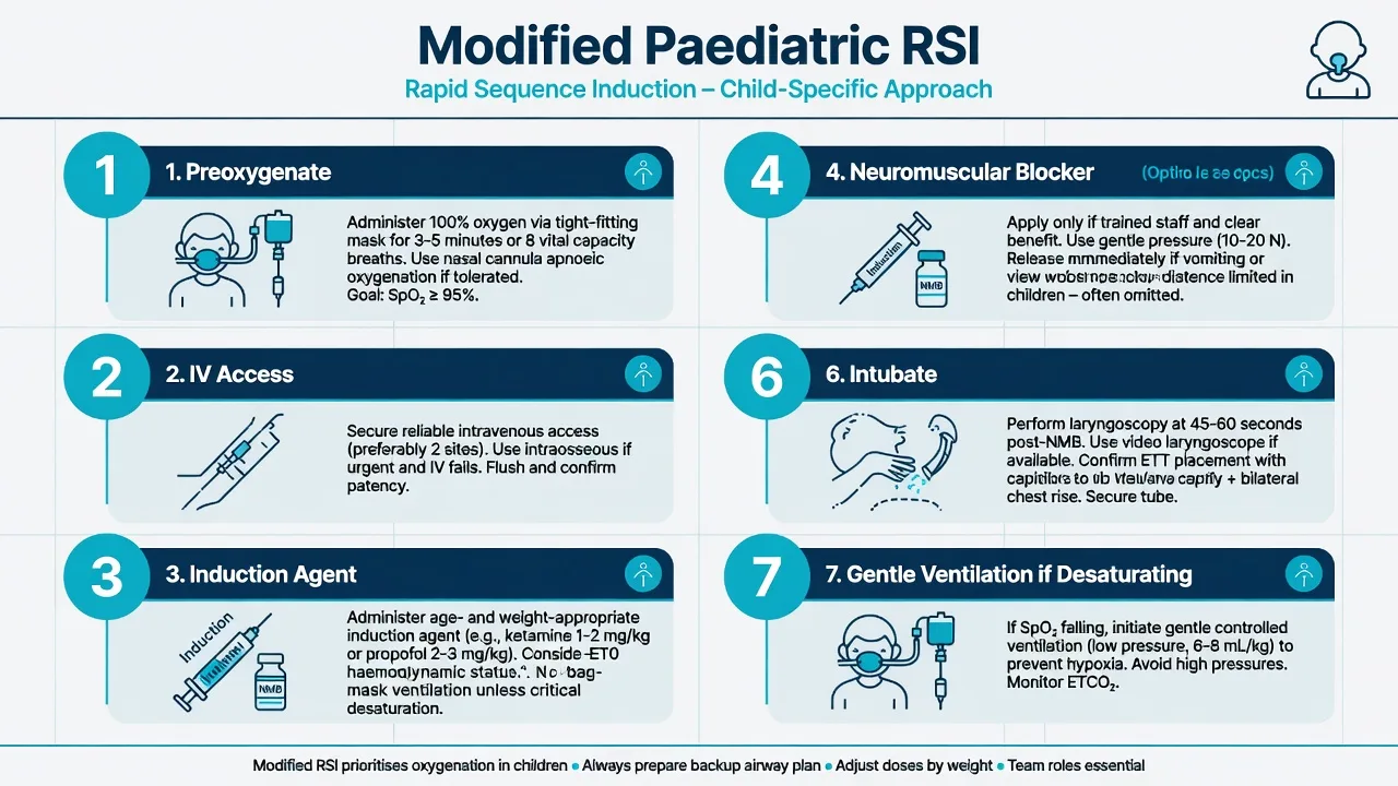 Paediatric RSI diagram