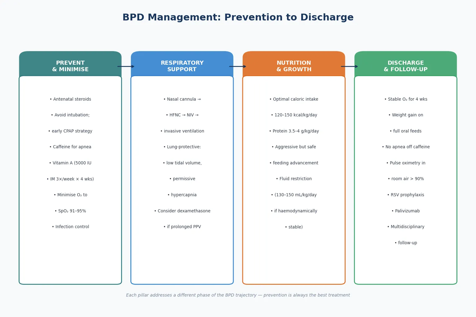 BPD management across four pillars