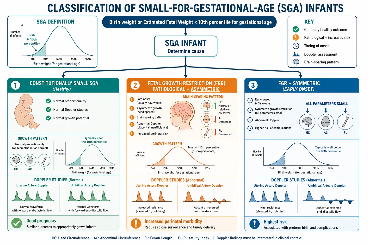 Classification of the small-for-gestational-age infant: constitutional SGA versus fetal growth restriction, symmetric versus asymmetric, early versus late onset