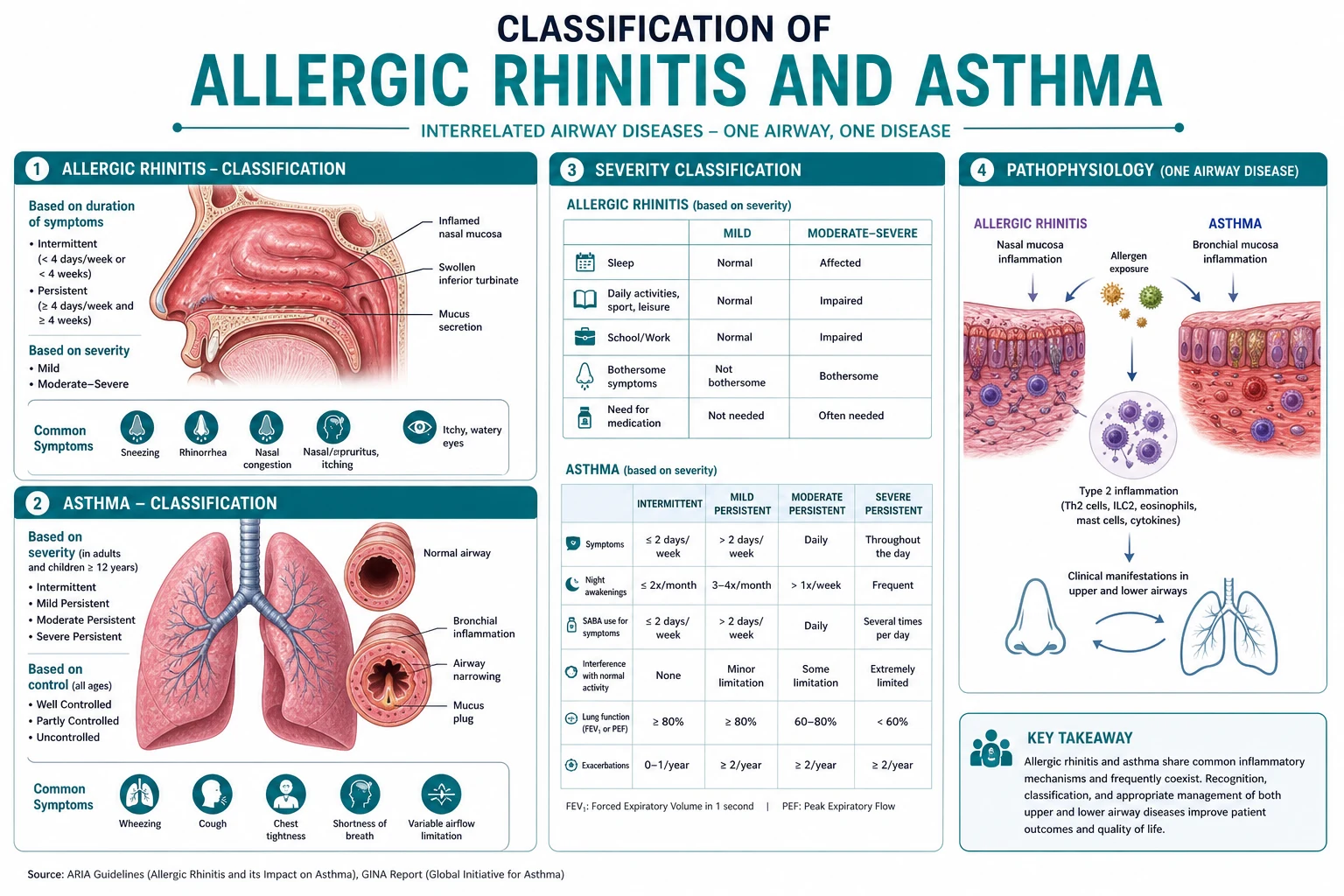Classification diagram for Allergic Rhinitis AND Asthma.