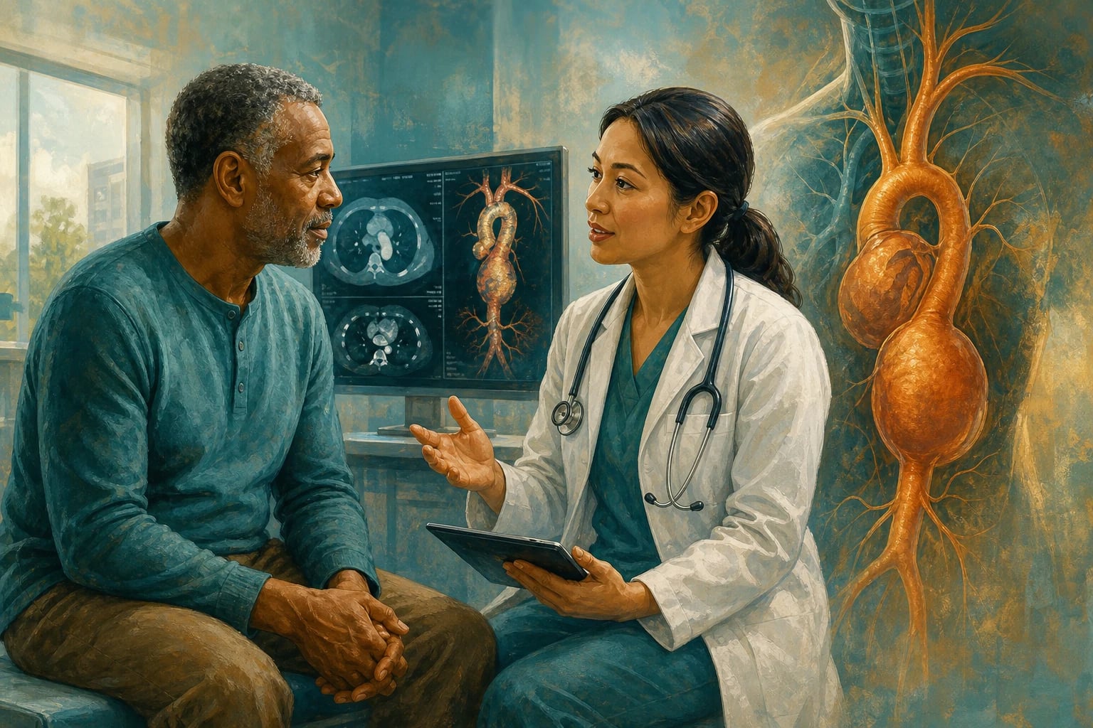 Clinical overview scene for Aortic Disease.