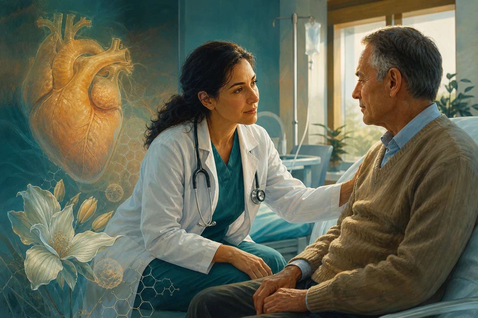 Clinical overview scene for Cardiac Glycoside.