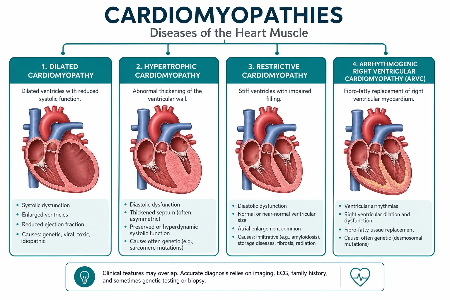 Classification for cardiomyopathies