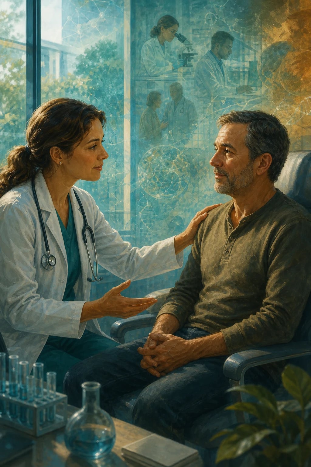 Clinical overview scene for Clinical Research AND Research Ethics.