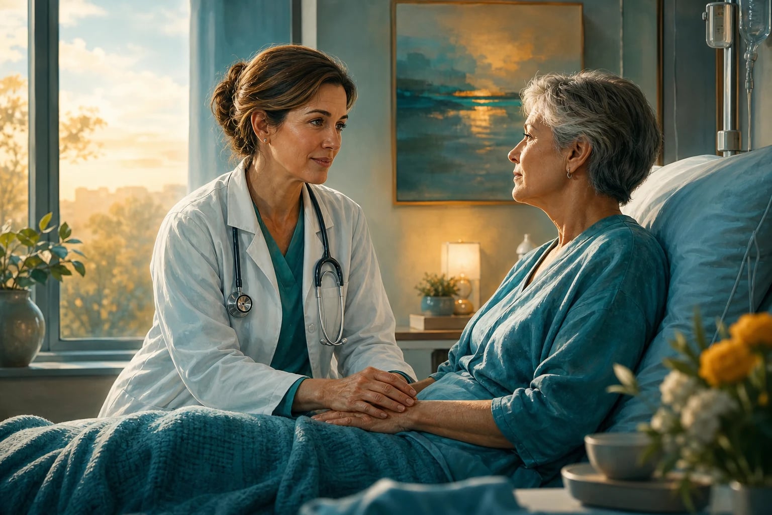Clinical overview scene for END OF Life Decision Making.