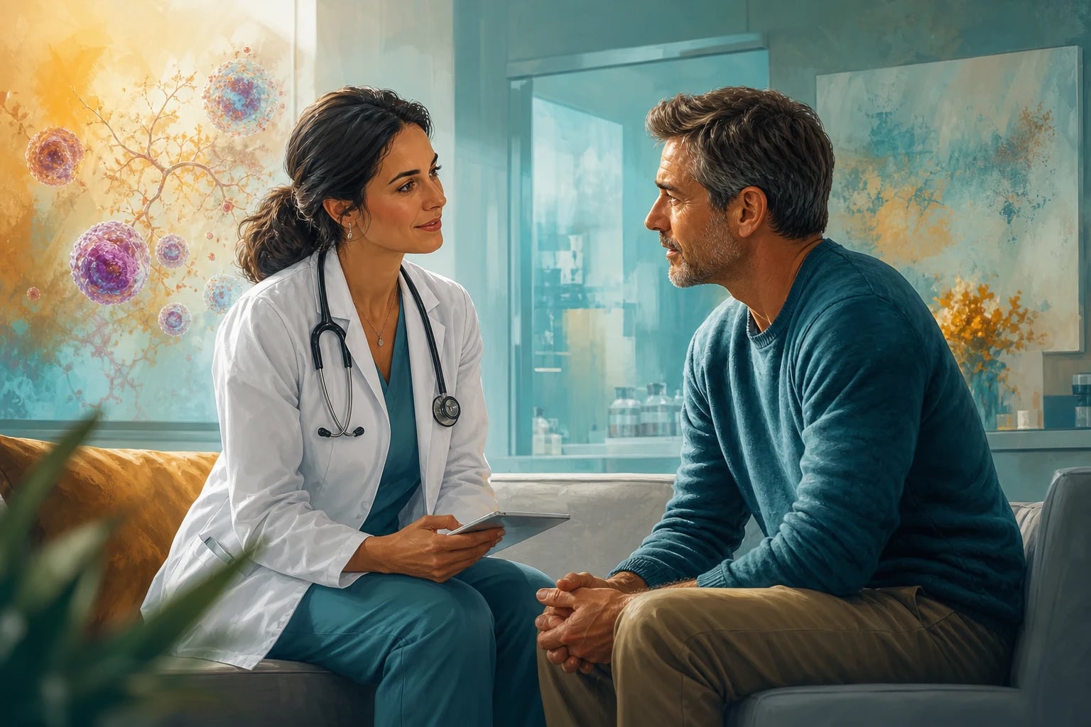 Clinical overview scene for Eosinophilic Disorders.