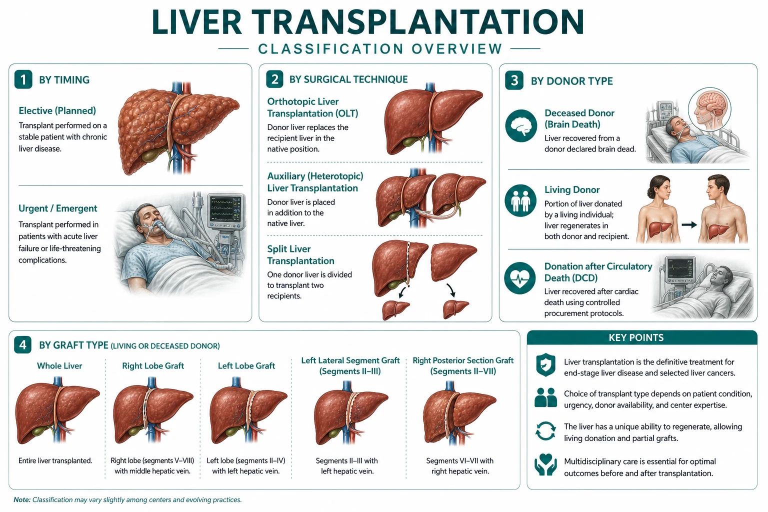 Classification diagram for Liver Transplantation.