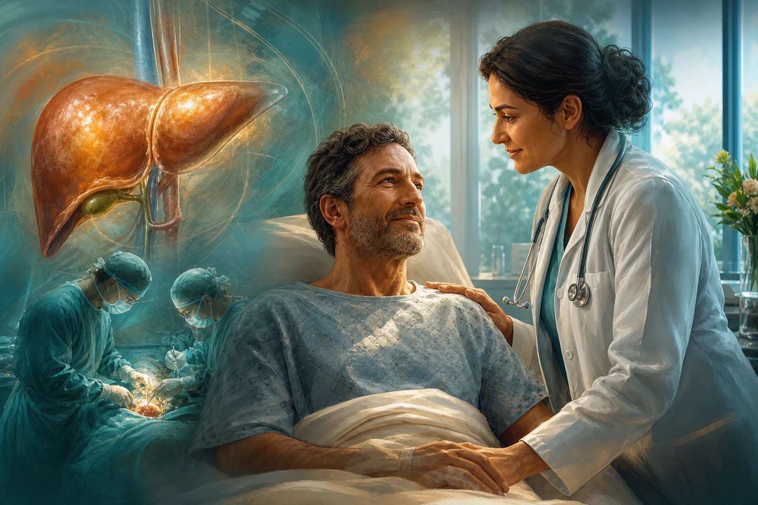 Clinical overview scene for Liver Transplantation.