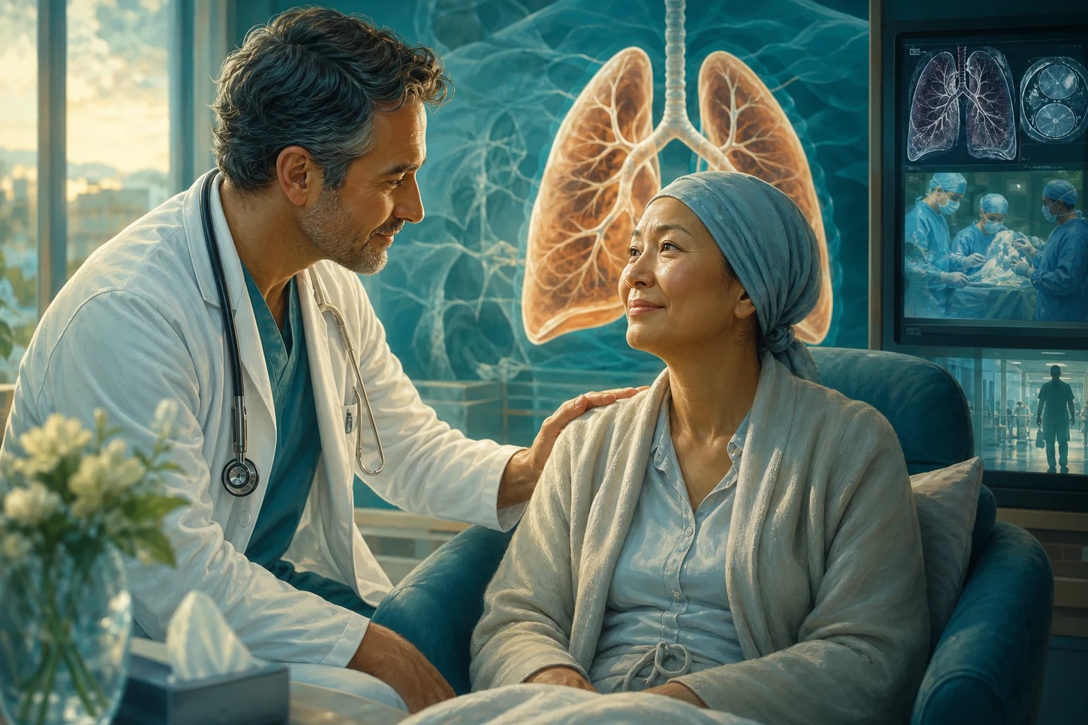 Clinical overview scene for Lung Transplantation.
