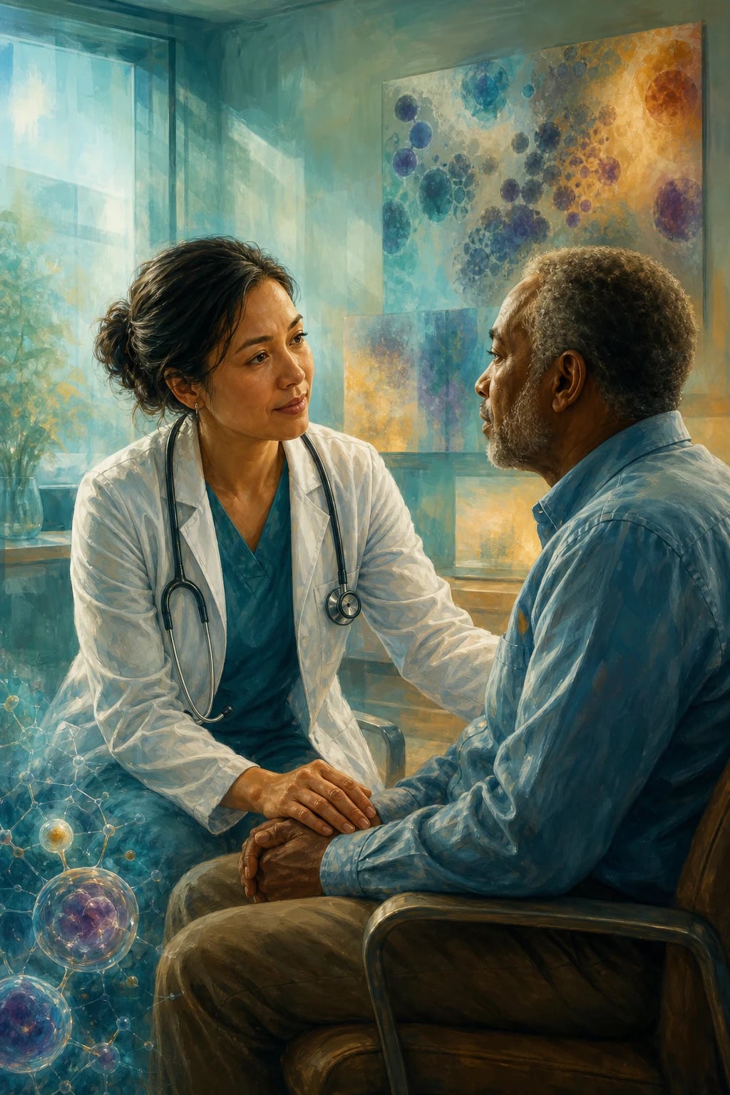 Clinical overview scene for Myelodysplastic Syndromes.