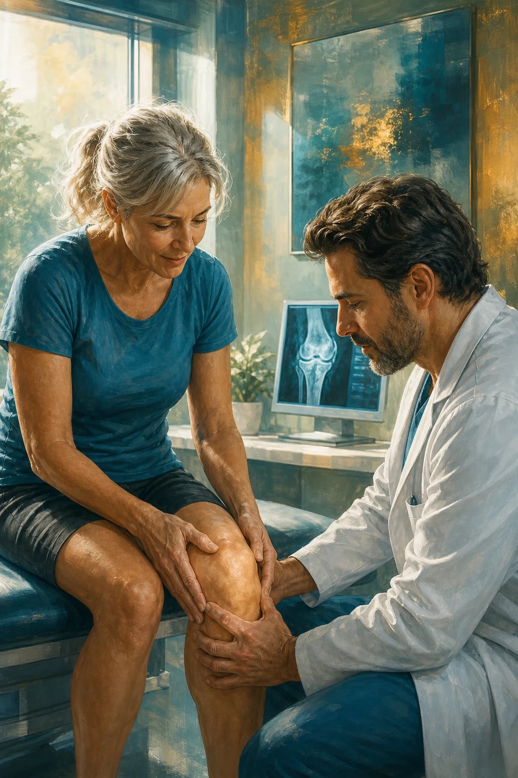Clinical overview scene for Osteoarthritis.