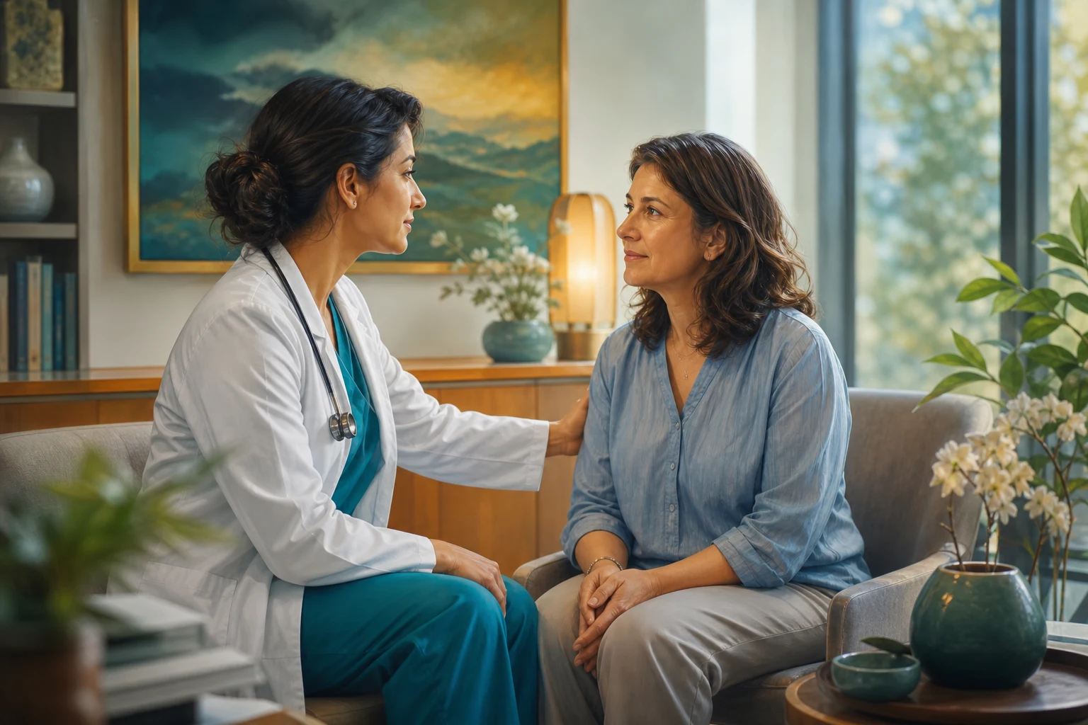 Palliative care — the patient with serious illness at the centre of holistic care, applicable from diagnosis alongside disease-directed therapy