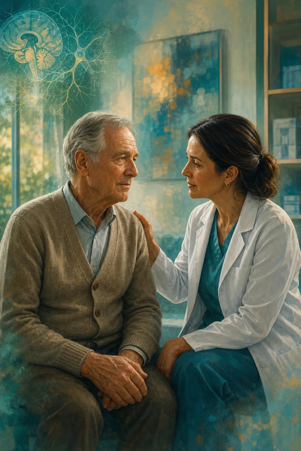Clinical overview scene for Parkinson S Disease IN Older Adults.